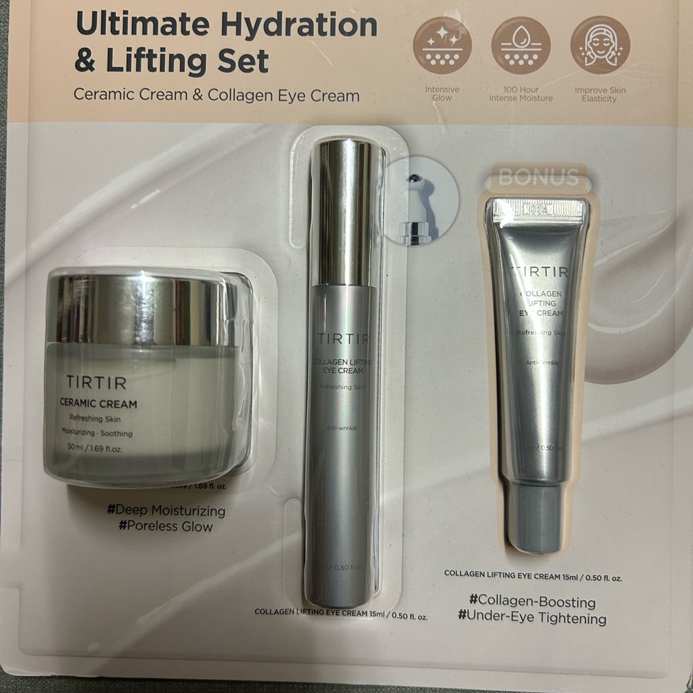 Ultimate Hydration & Lifting Set - Silver and White